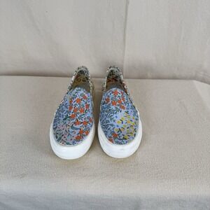 Rifle Paper Co X Keds Wf66071- Women's 7.5 Wildflowers Slip Ons‎ Cottage Core